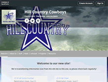 Tablet Screenshot of hillcountrycowboys.org
